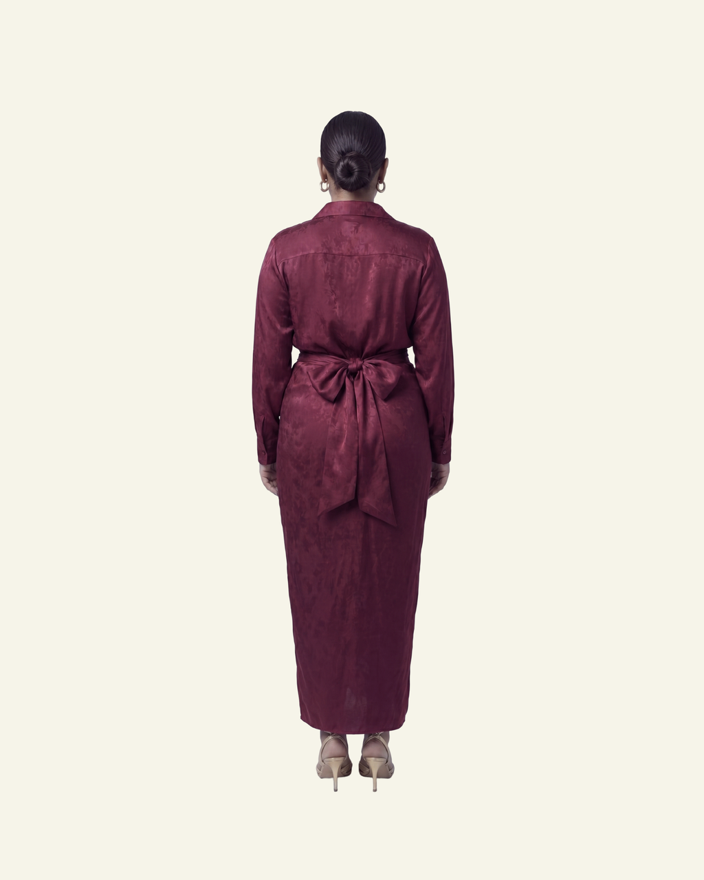 Shirt with Draped Skirt