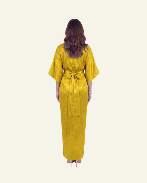 Boat Neck Top with Draped Skirt