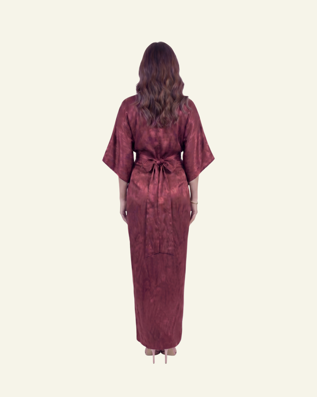 Boat Neck Top with Draped Skirt