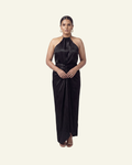 Halter Neck Top with Draped Skirt