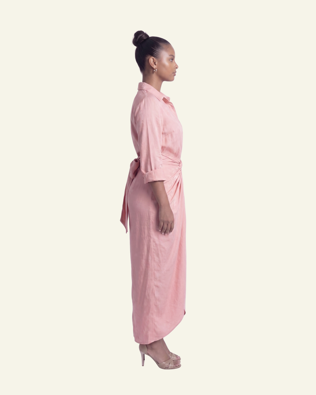 Halter Neck Top with Draped Skirt