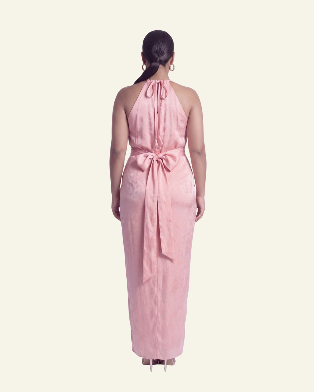 Halter Neck Top with Draped Skirt
