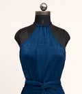 Blue Halter Neck Top