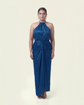 Halter Neck Top with Draped Skirt
