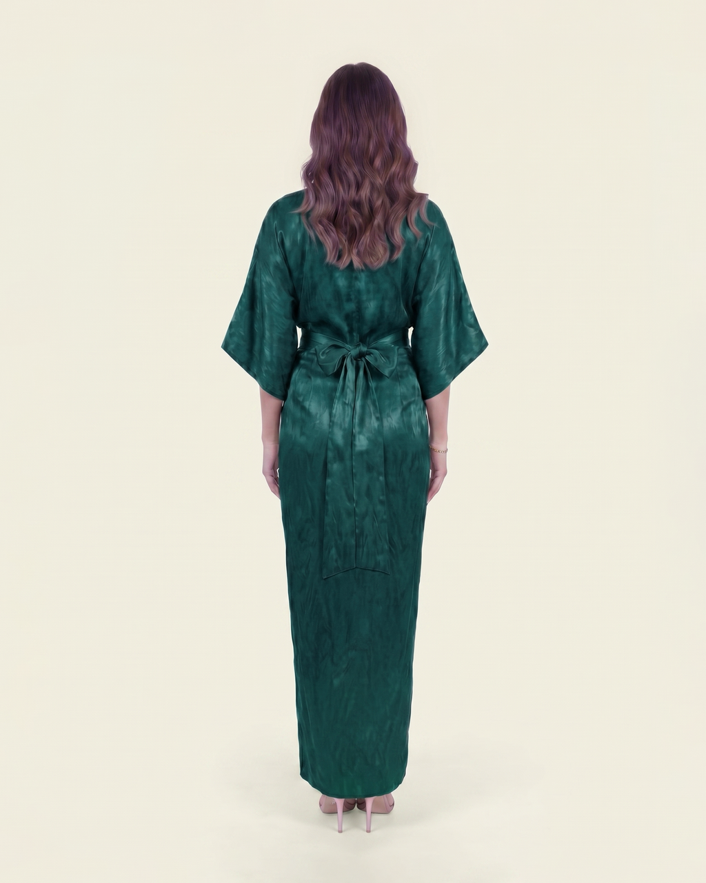 Boat Neck Top with Draped Skirt
