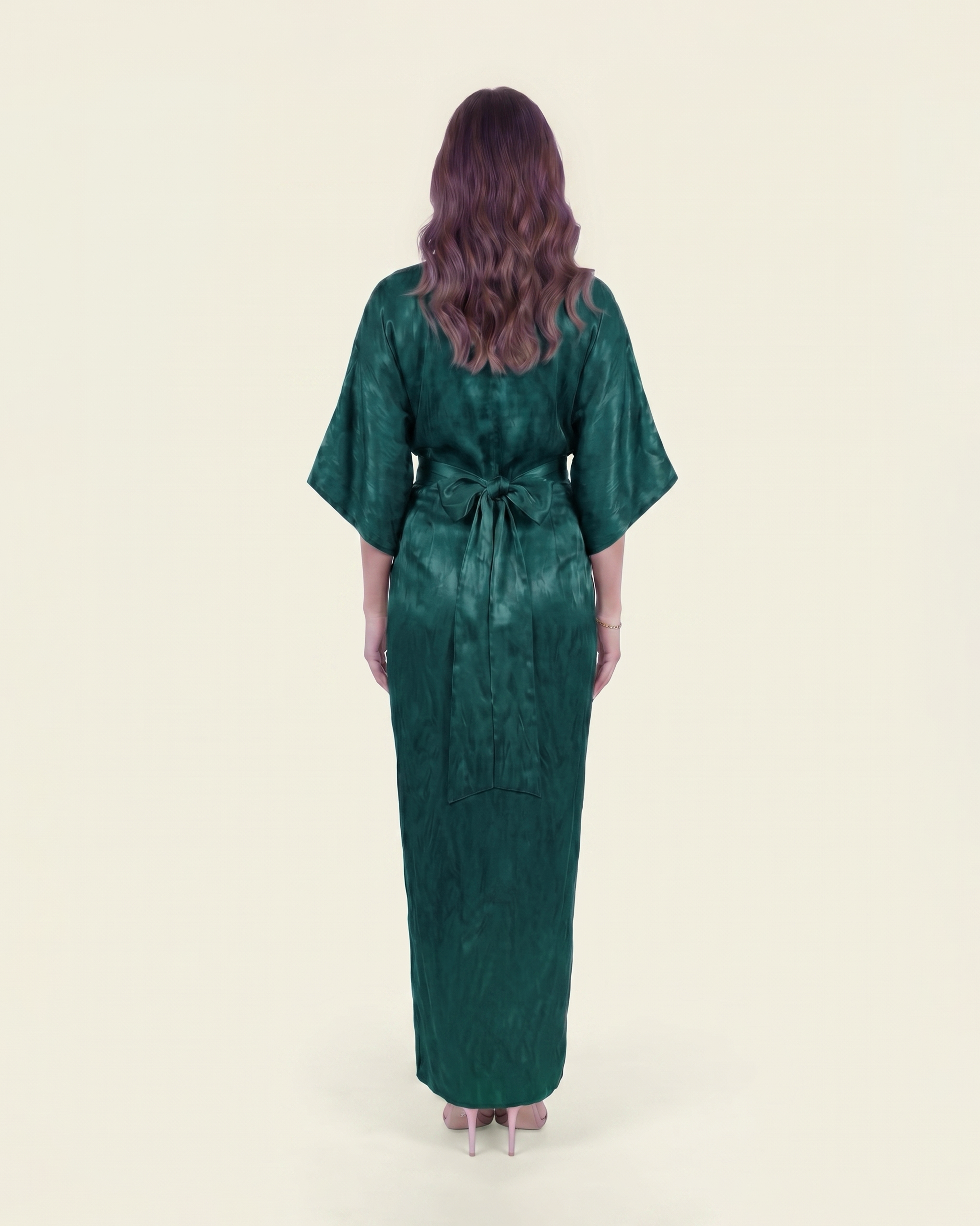 Boat Neck Top with Draped Skirt