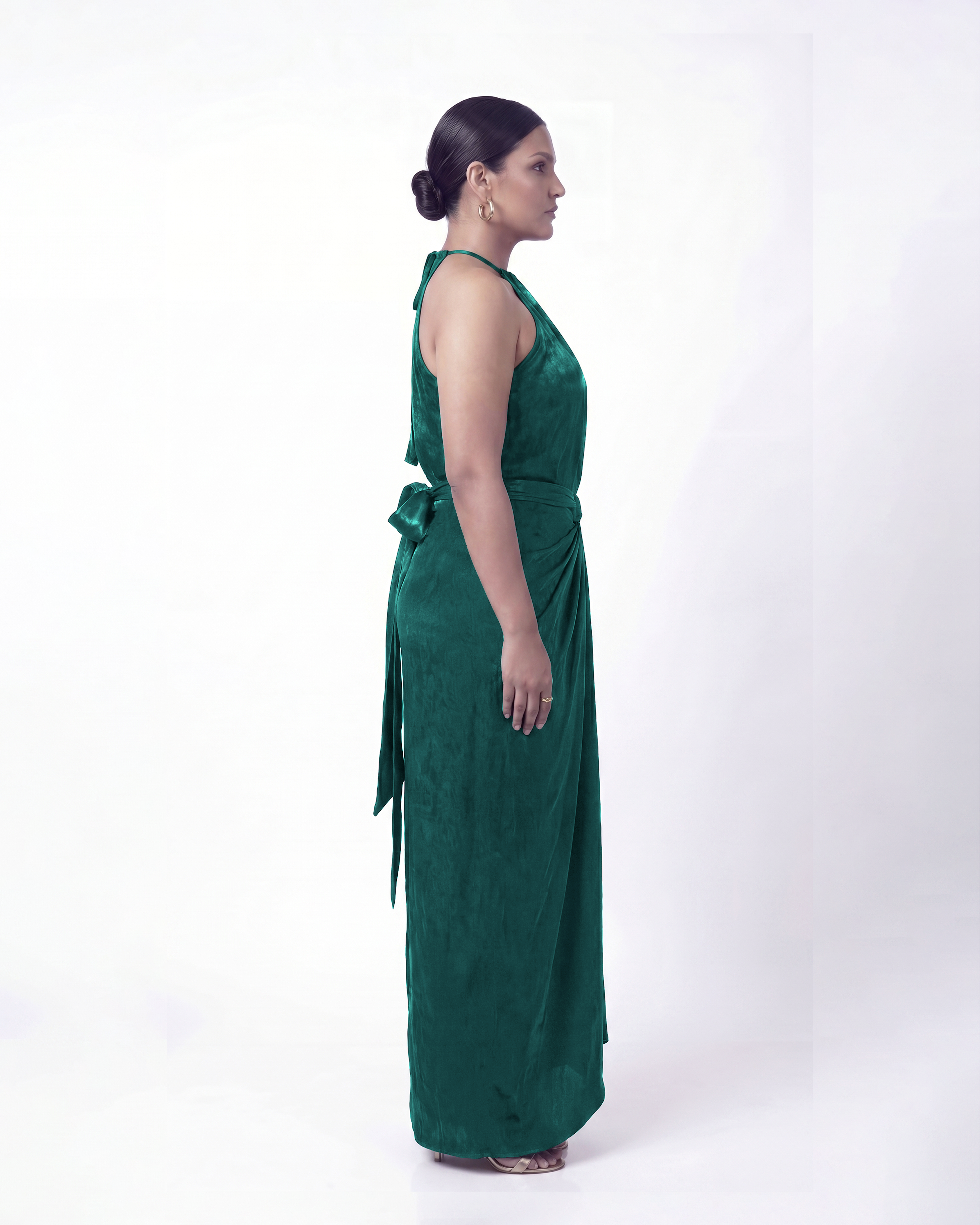 Green Halter Neck Top