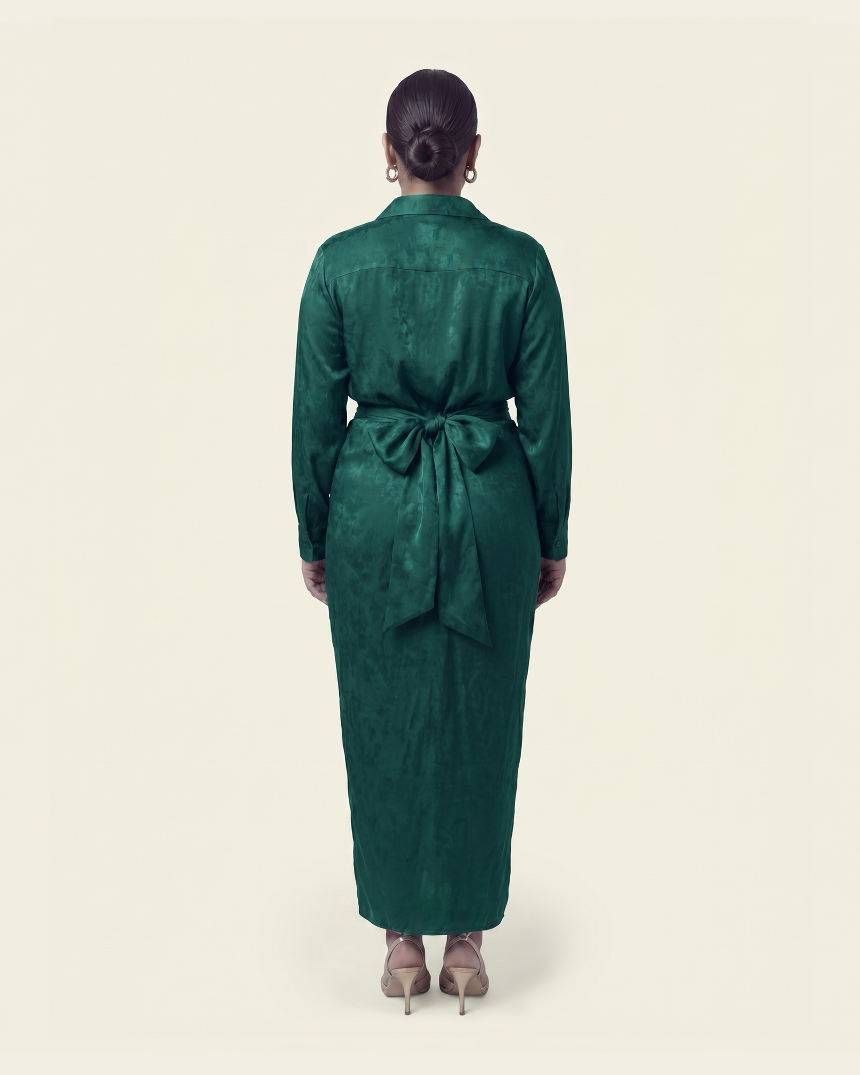 Shirt with Draped Skirt